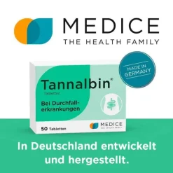 Tannalbin® Tabletten bei Durchfallerkrankungen, 50 St