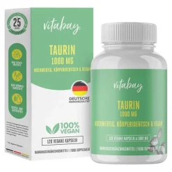 Vitabay Taurin Vegan 1000 mg Kapseln, 120 St> Taurin
