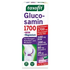 Taxofit Glucosamin 1700 + MSM + Magnesium Sticks, 20X4 g
