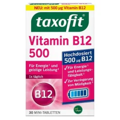 Taxofit Vitamin B12 500 Minitabletten, 30 St
