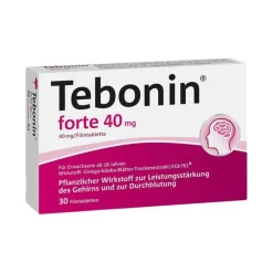 Tebonin ® forte 40 mg Filmtabletten, 30 St> Ginkgo|Durchblutungs Tabletten