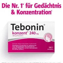 Tebonin konzent 240 mg Filmtabletten, 120 St> Ginkgo|Durchblutungs Tabletten