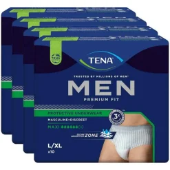 TENA® MEN PREMIUM FIT Pants Maxi L/XL bei Inkontinenz, 4X10 St