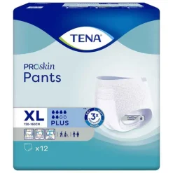 Tena Pants Plus XL Einweghosen bei Inkontinenz, 12 St> Windeln & Pants