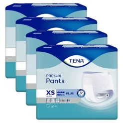 TENA Pants Plus XS Einweghosen bei Inkontinenz, 4X14 St