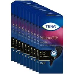 TENA® Silhouette NOIR Normal Einlagen bei Inkontinenz, 10X26 St
