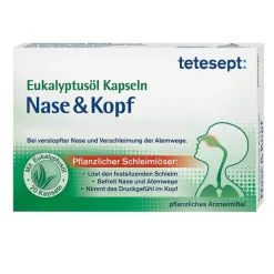 Tetesept Eukalyptusöl Kapseln Nase & Kopf, 20 St