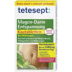 Tetesept Magen-Darm Entspannung Kautabletten, 20 St