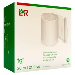 tg Schlauchverband Größe 9 20 m weiß 24006, 1 St> Schlauchverbände