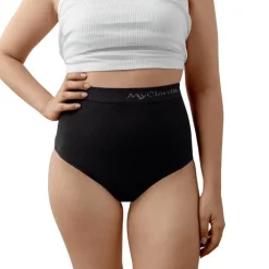 MyClarella The Support Panty Wochenbett Unterhose S schwarz, 1 St> Unterwäsche