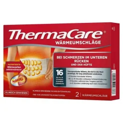 Thermacare Rückenumschläge S-XL zur Schmerzlinderung, 2 St> Wärmepflaster