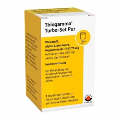 Thiogamma Turbo Set Pur Injektionsflaschen, 50 ml> Medikamente|Alpha Liponsäure