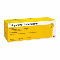 Thiogamma Turbo Set Pur Injektionsflaschen, 10X50 ml