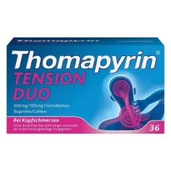 Thomapyrin TENSION DUO 400 mg / 100 mg Filmtabletten, 36 St