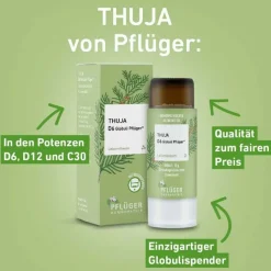 Thuja D6 Globuli Pflüger Dosierspender, 10 g