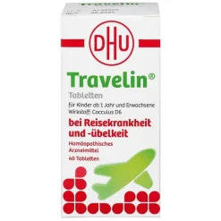 DHU Travelin® Tabletten, 40 St>Kinder C|Übelkeit & Erbrechen