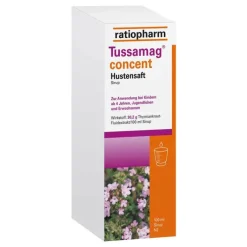 Ratiopharm Tussamag concent Hustensaft 30,2 g / 100 ml Sirup, 100 ml> Hustenlöser
