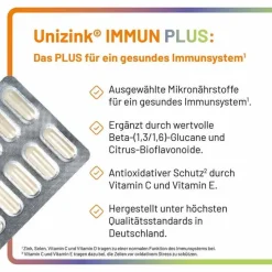 Unizink Immun Plus Kapseln, 1X10 St> Zink|Immunsystem