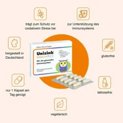 Unizink Immun Plus Kapseln, 1X10 St><noscript><img width=