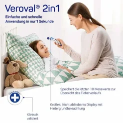 Veroval® 2 in 1 Infrarot-Fieberthermometer, 1 St