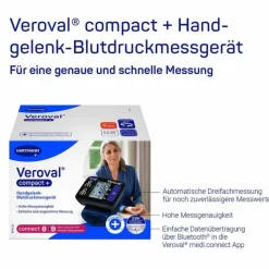 Veroval® compact + Handgelenk-Blutdruckmessgerät, 1 St