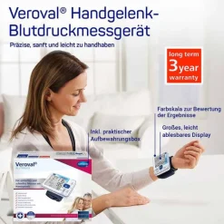 Veroval® Handgelenk-Blutdruckmessgerät, 1 St