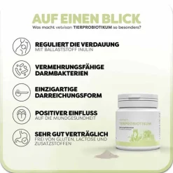 Vetvisan Tierprobiotikum Pulver für Hunde / Katzen, 100 g