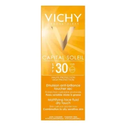 Vichy Capital Soleil Mattierendes Sonnen-Fluid LSF 30 für das Gesicht , 50 ml