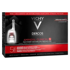Vichy Dercos Aminexil Clinical 5 für Männer, 21X6 ml