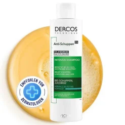 Vichy Dercos Anti-Schuppen Shampoo fettige Kopfhaut, 200 ml> Kopfhautpflege|Haarausfall & Schuppen