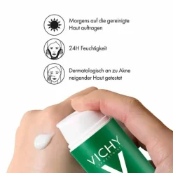 Vichy Normaderm 24h Feuchtigkeitspflege, 50 ml> Unreine Haut|Tagespflege