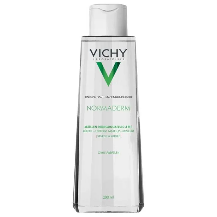 Vichy Normaderm Reinigungsfluid mit Mizellen-Technologie 3in1, 200 ml