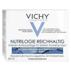 Vichy Nutrilogie Reichhaltige Tagespflege für extrem trockene Haut, 50 ml> Trockene Haut|Tagespflege