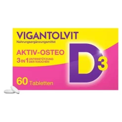 Vigantolvit Vitamin D3 K2 Calcium Filmtabletten, 60 St> Vitamin D (Colecalciferol)|Vitamin K