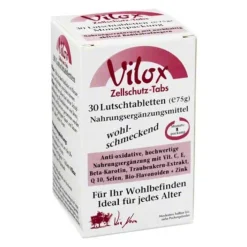 Vilox Zellschutz Tabs Lutschtabletten, 30 St> Vitamin E (Tocopherol)