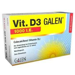 Vit. D3 GALEN 1000 I.E. Weichkapseln, 100 St