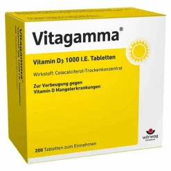 Vitagamma® D3 1.000 I.E. Vitamin D3 Tabletten, 200 St