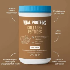 Vital Proteins Collagen Peptides Kakao Pulver, 297 g><noscript><img width=