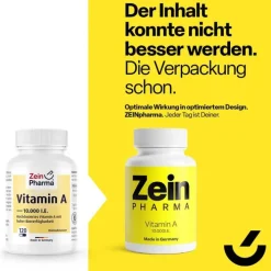 Zein Pharma Vitamin A 10.000 I.E. Retinylacetat Kapseln Zeinpharma, 120 St><noscript><img width=