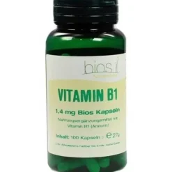 Bios Medical Services Vitamin B1 1,4 mg Bios Kapseln, 100 St> Vitamin B1 (Thiamin)