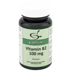 Green line Nutritheke Vitamin B2 100 mg Kapseln, 90 St> Vitamin B2 (Riboflavin)