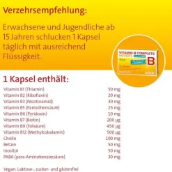 Hevert Vitamin B Complete all-in-one Kapseln, 60 St> Vitamin B Komplex