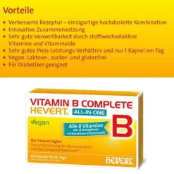 Hevert Vitamin B Complete all-in-one Kapseln, 60 St><noscript><img width=