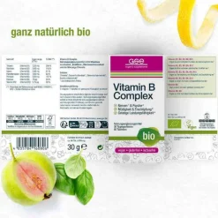 GSE Vitamin B complex Bio Tabletten, 60 St> Vitamin B Komplex