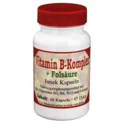 Vitamin B Komplex + Folsäure Junek Kapseln, 60 St> Vitamin B Komplex