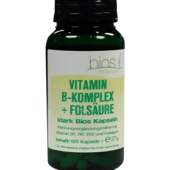 Vitamin B Komplex + Folsäure stark Bios Kapseln, 100 St