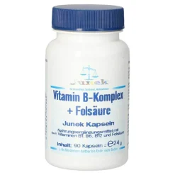 Bios Medical Services Vitamin B Komplex + Folsäure Junek Kapseln, 90 St> Vitamin B Komplex