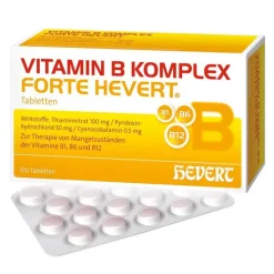 Hevert Vitamin B Komplex forte Tabletten, 100 St> Vitamin B12 (Cobalamin)|Vitamin B1 (Thiamin)