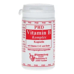 Vitamin B Komplex mit Vitamin C + E und Biotin Kapseln, 60 St