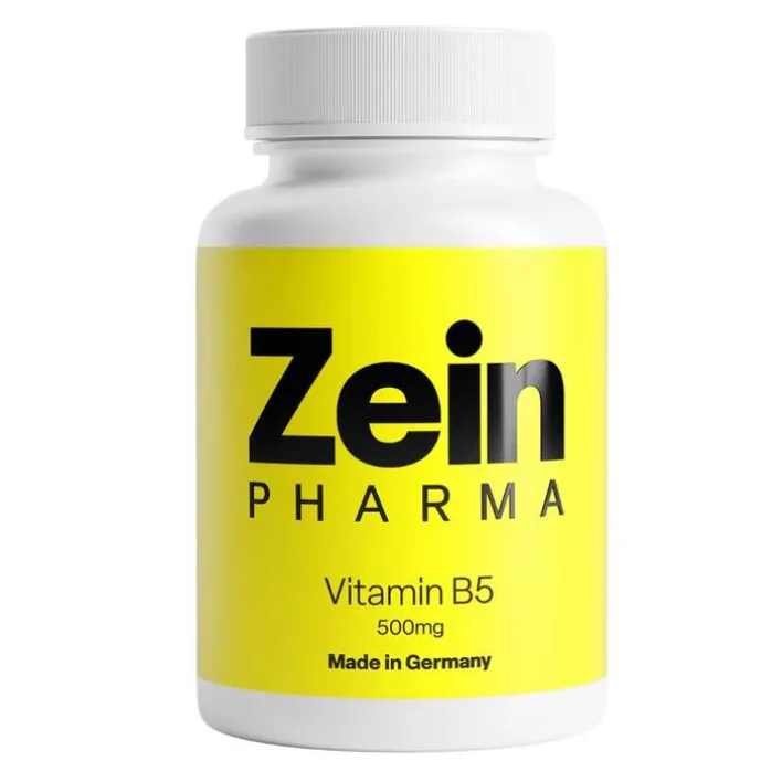Zein Pharma Vitamin B5 Pantothensäure 500 mg Kapseln, 120 St> Vitamin B5 (Pantothensäure)